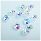 Juleecrystal 14mm Snow Shape Crystal Beads for Necklace