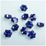 Juleecrystal 14mm Snow Shape Crystal Beads for Necklace