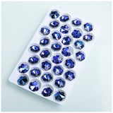 Juleecrystal 14mm Snow Shape Crystal Beads for Necklace