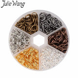 Copper Open Jump Rings Mixed 6 Colors Jewelry Making Set