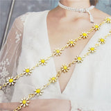 1 Meter Colorful Daisy Flower Chains for Bracelet Making
