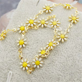 1 Meter Colorful Daisy Flower Chains for Bracelet Making