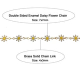1 Meter Colorful Daisy Flower Chains for Bracelet Making