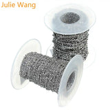 1.5/2mm Stainless Steel Cross O Chain Necklace Chain
