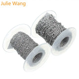 1.5/2mm Stainless Steel Cross O Chain Necklace Chain