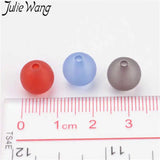 100g/Pack 6/8mm Matte Acrylic Beads Random Mixed Spacer Beads