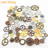 100g/Pack Steampunk Gears Randomly Mix Pendant Alloy DIY Charms