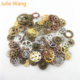 100g/Pack Steampunk Gears Randomly Mix Pendant Alloy DIY Charms