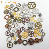 100g/Pack Steampunk Gears Randomly Mix Pendant Alloy DIY Charms
