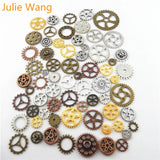 100g/Pack Steampunk Gears Randomly Mix Pendant Alloy DIY Charms