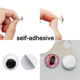 1040PCS Glass Animal Eyes & Plastic Doll Eye Googly Toy Making Accessory