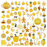 Julie Wang 10PCS Enamel Charms Mixed Pendants Necklace Earrings