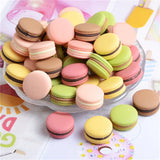 10PCS Resin Macaron Charms Cake Dessert Random Colors
