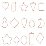 15PCS Geometric Shape Mold Epoxy Casting Charms