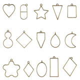 15PCS Geometric Shape Mold Epoxy Casting Charms