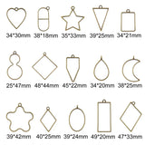 15PCS Geometric Shape Mold Epoxy Casting Charms