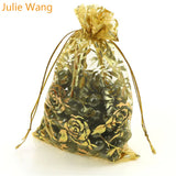 20PCS High Chiffon Jewelry Organza Packaging Bag for Wedding Party Gift