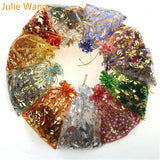 20PCS High Chiffon Jewelry Organza Packaging Bag for Wedding Party Gift