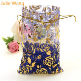 20PCS High Chiffon Jewelry Organza Packaging Bag for Wedding Party Gift