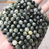 46PCS 8mm Crystal Stone Geometric Faceted Spacer Beads Jewelry Making