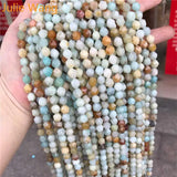46PCS 8mm Crystal Stone Geometric Faceted Spacer Beads Jewelry Making