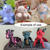 10 Pairs Glass Dragon Cat Eyes Washer Toy Doll Jewelry Making