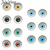 6-30mm Pair of Dragon Eyes Cabochons Flatback Glass Doll Eyes Jewelry Making