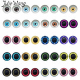 6-30mm Pair of Dragon Eyes Cabochons Flatback Glass Doll Eyes Jewelry Making