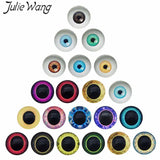 6-30mm Pair of Dragon Eyes Cabochons Flatback Glass Doll Eyes Jewelry Making
