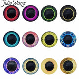6-30mm Pair of Dragon Eyes Cabochons Flatback Glass Doll Eyes Jewelry Making