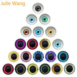 6-30mm Dragon Eyes Cabochons Flatback Round Glass Human Doll Eyes