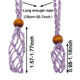 Braided Necklace Cord Stone Holder Adjustable Wax Rope Raw Jewelry Making
