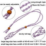 Braided Necklace Cord Stone Holder Adjustable Wax Rope Raw Jewelry Making