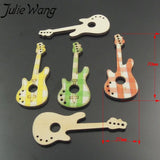 30pcs Natural Wood Guitar Styling Jewelry Accessories