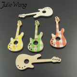 30pcs Natural Wood Guitar Styling Jewelry Accessories