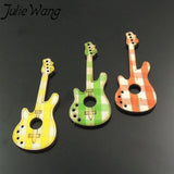 30pcs Natural Wood Guitar Styling Jewelry Accessories