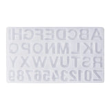 Silicone Mold DIY Uppercase Letters Number Resin Casting Mould