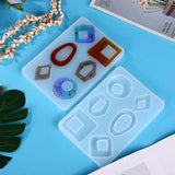 Silicone Mold Geometric Heart Drop Leaf Star Epoxy Cabochons Casting Mould