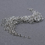 Silver Stainless Steel Jump Rings for Jewelry Making