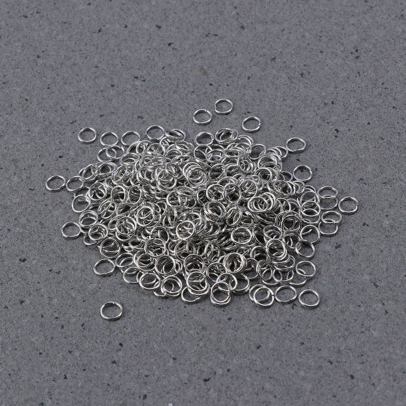 Silver Stainless Steel Jump Rings for Jewelry Making