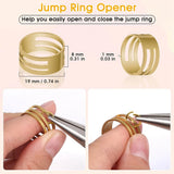 4600Pcs Jump Rings+Tools for Jewelry Making Gold+Silver