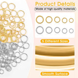 4600Pcs Jump Rings+Tools for Jewelry Making Gold+Silver