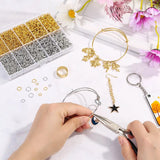 4600Pcs Jump Rings+Tools for Jewelry Making Gold+Silver