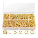 4600Pcs Jump Rings for Jewelry Making Open/Assorted Sizes and Colors