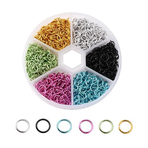 Aluminum Jump Rings Set DIY Jewelry Accessories