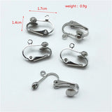 JunKang DIY Clip-On Earrings Hypoallergenic Accessories