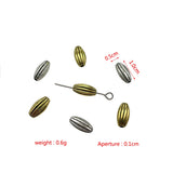 JunKang Rugby Vertical Stripe Beads for DIY Jewelry Making