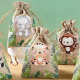 Jungle Animals Candy Bags Wedding Party Safari Birthday Party Decoration