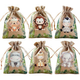 Jungle Animals Candy Bags Wedding Party Safari Birthday Party Decoration