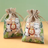 Jungle Animals Candy Bags Wedding Party Safari Birthday Party Decoration